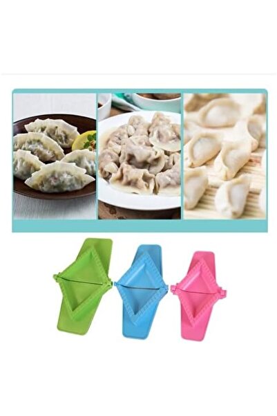 ARTC 3Pcs Dumplings Samosa Mold Press Dough Pastry Pie Maker , Multicolor, Ly-2850