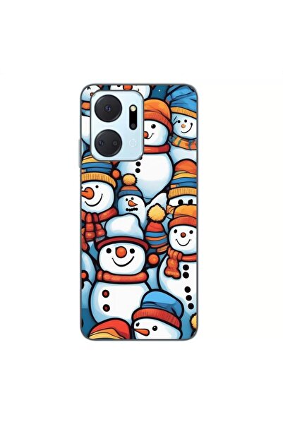 OEM Husa compatibila cu Honor X7a Silicon Gel Tpu Model Snowman Pattern