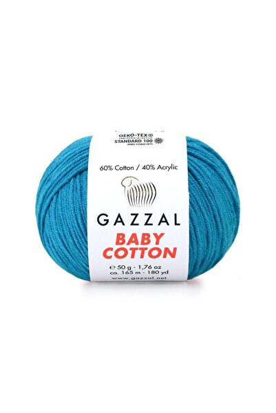 Gazzal Bumbac pentru bebeluși 50% Bumbac 50% Acrilic Fir de tricotat 50 g / 2...