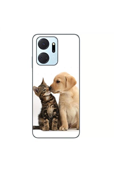 OEM Husa compatibila cu Honor X7a Silicon Gel Tpu Model Pisicuta Catelus Prie...