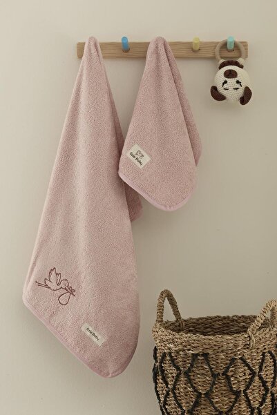 Semecca Bamboo Children's Embroidered Towel Set 30X50 50X100