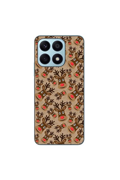 OEM Husa compatibila cu Honor X8a Silicon Gel Tpu Model Craciun Rudolf Pattern