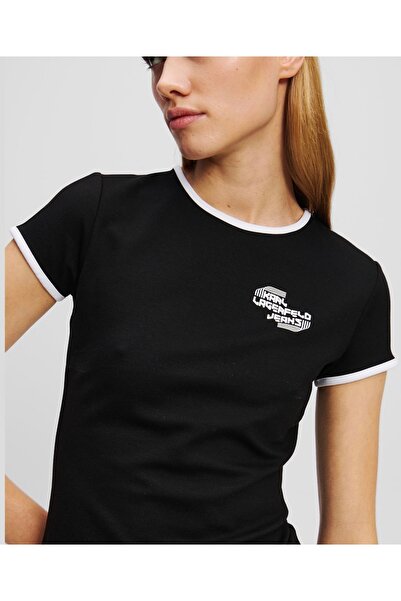 KARL LAGERFELD JEANS tricou basic black