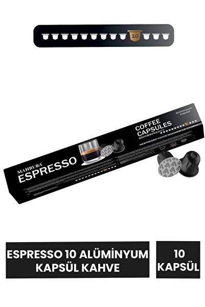 Mahbuba Espresso Kapsül Kahve Alüminyum 10'lu