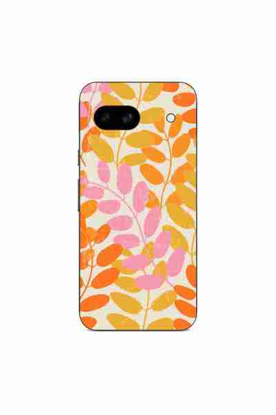 OEM Husa compatibila cu Google Pixel 8A Silicon Gel Tpu Model Summer Leaves
