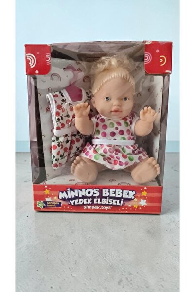 FAMEMUS ACCESSORY Konuşan Minnoş Bebek Yedek Elbiseli boyut:20cm