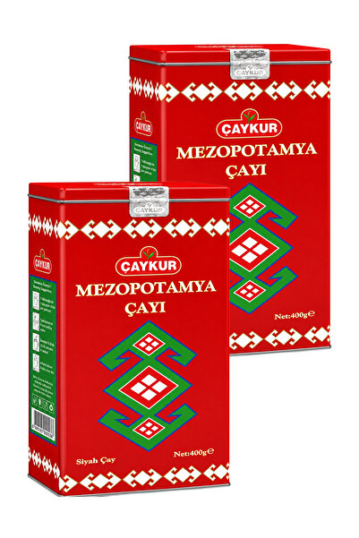 Çaykur Mezopotamya Çayı 400 Gr. Teneke Kutu 400 gr. İkili Paket
