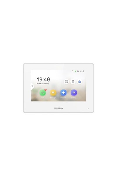 Hikvision Sistem de interfon video DS-KH6320-WTE1-W, 17,8 cm (7 in), Alb