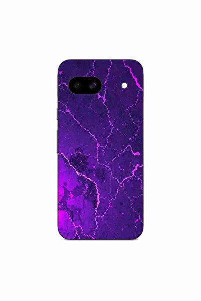 OEM Husa compatibila cu Google Pixel 8A Silicon Gel Tpu Model Ultraviolet Mar...
