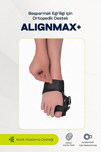 GAMELU PROTECT AlignMax+,1 Adet, Ayak Baş Parmak Kemik Düzeltici, Halluks Val...