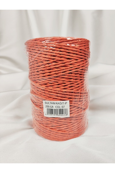 Sultan Ață de hârtie pentru tricotat manual 200gr.-240mt. (1 bucată) - Culoar...