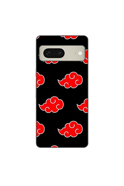 OEM Калъф, съвместим с Google Pixel 7, силиконов гел TPU, модел с десен Акацуки