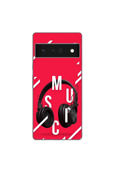 OEM Husa compatibila cu Google Pixel 6 Pro Silicon Gel Tpu Model Music Headph...