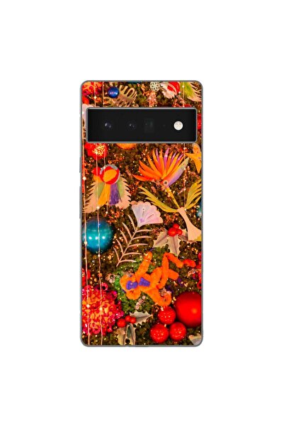 OEM Husa compatibila cu Google Pixel 6 Pro Silicon Gel Tpu Model Craciun Deco...