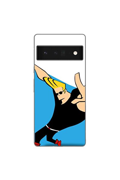 OEM Husa compatibila cu Google Pixel 6 Pro Silicon Gel Tpu Model Johnny Bravo
