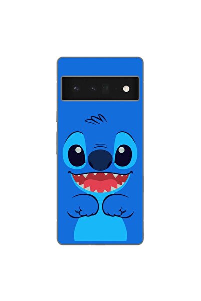 OEM Husa compatibila cu Google Pixel 6 Pro Silicon Gel Tpu Model Stitch Happy