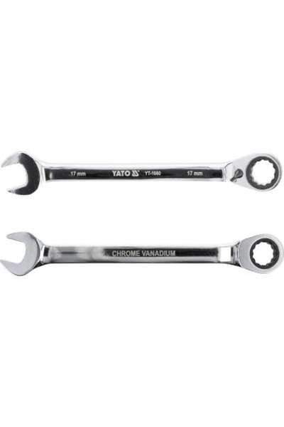 yato Combination Wrench With Ratchet 17Mm