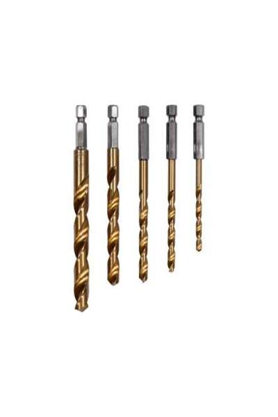 yato Set Burghie Metal, Titan, 1/4'', 5 Buc