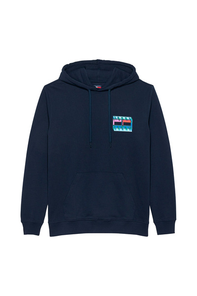 Tommy Hilfiger Ανδρικό Φούτερ Τερί με Γραφικό στην Πλάτη L