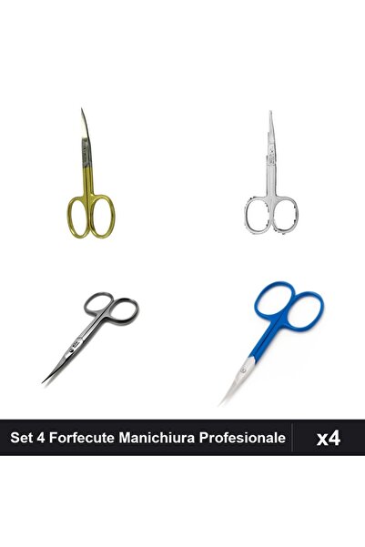 One Group Set 4 Forfecute Profesionale Manichiura One Group, Unghii și Cuticu...