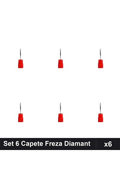 NAİLS Set 6 Capete Freza Diamant Unghii, Manichiura Profesionala, Pila Electr...