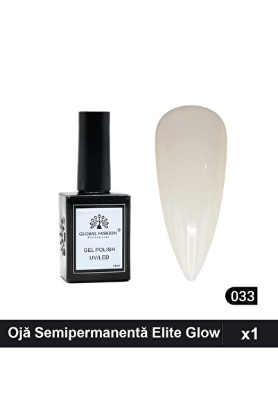global fashion Ojă Semipermanentă Elite Glow 15ml, Gel Polish Profesional UV/LED