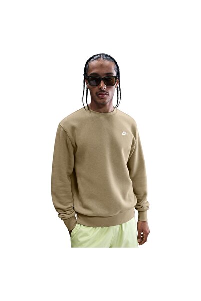 Nike Hanorac din fleece pentru bărbați, cu guler rotund, mărimea S