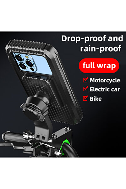Choice Waterproof Motorcycle Bike Mobile Phone Holder Support Universal Bicyc...