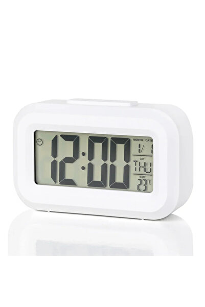 PROCART Ceas digital LED multifuncțional, oră, dată, temperatură, alarmă, ilu...