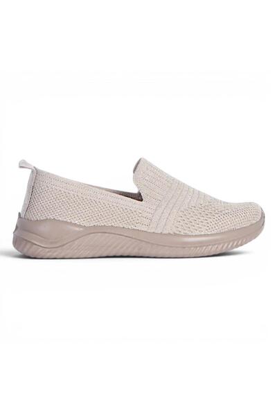 Ayakcenter Gabi Gb-01 Bej Anorak Pantofi de vară pentru femei