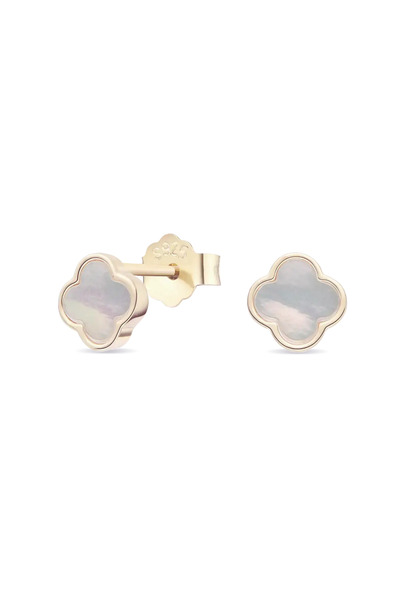 Lisa&Co. Cercei Argint Mother of Pearl Joy L Argint placat cu rodiu / Sidef /...