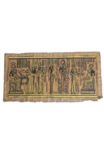 ARGOS Antik Mısır Temalı Dekoratif Papirus Duvar Tablosu 60x130 cm