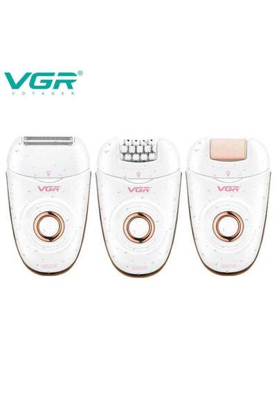 VGR V-739 Electric Epilator For Women White