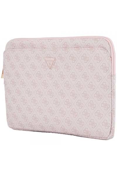 Guess Husa 4G Triangle Logo για Laptop 14 ιντσών, Ροζ