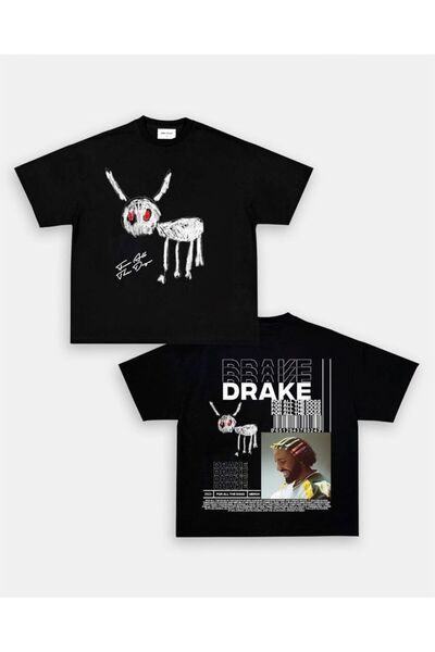 Özel Baskılı Oversize Pamuklu Bisiklet Yaka T-Shirt tshirt