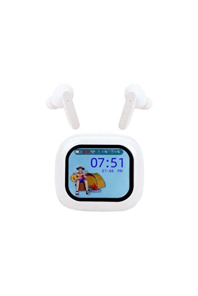 WISME WT-7 TWS Earbuds with ANC & ENC, LCD Touch Screen, HiFi Stereo Sound, P...