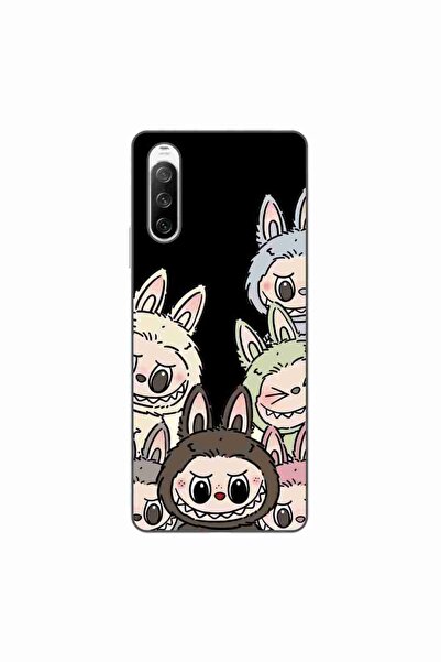 OEM Husa compatibila cu Sony Xperia 10 III Silicon Gel Tpu Model Labubu Patte...