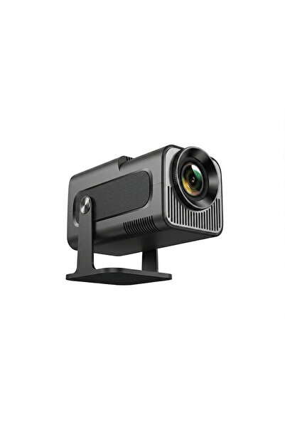 Happy Owl Taşınabilir Mini Projektör 4K Destekli Akıllı Projeksiyon Cihazı Ev Sinema Projeksiyon Cihazı - Dahili Hoparlörlü Akıllı Projektör