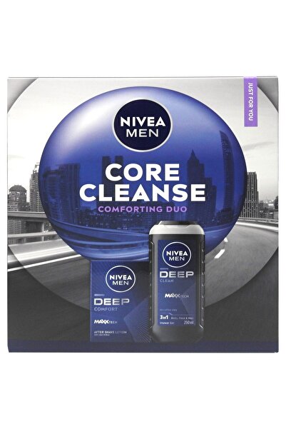 SOHO Caseta Cadou, Nivea, Aftershave 100, Gel de Dus 250 Cleanse Comforting,