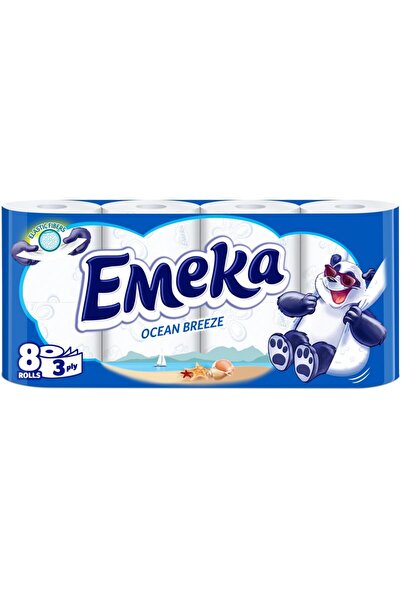 Vader Emeka Hartie Igienica 8ROLE 3STRATURI Ocean Breeze,