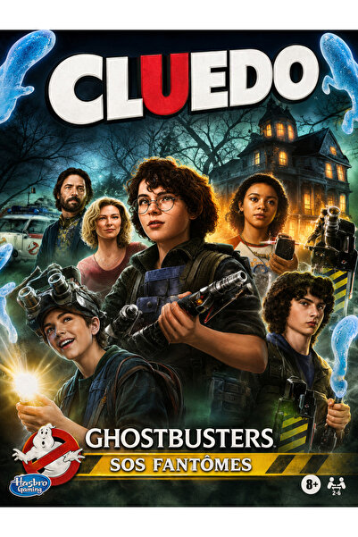 Hasbro Gaming Cluedo Ghostbusters Hasbro Original Board Game 2-6 Players Fren...