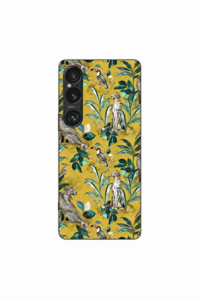 OEM Husa compatibila cu Sony Xperia 1 VI Silicon Gel Tpu Model Yellow Jungle ...
