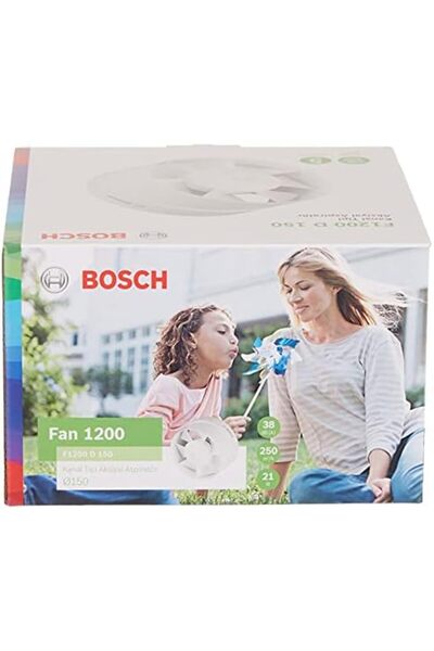 Yıldızan Bathroom Ventilation Fan 1200 Series (150 mm), White 1089604