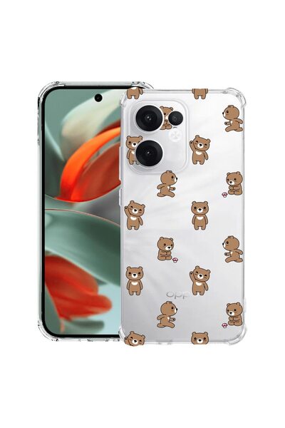 bestcase ¬Æ Husa compatibila OPPO Reno13 F 5G, Anti Shock 1.5MM, Teddy Bear P...