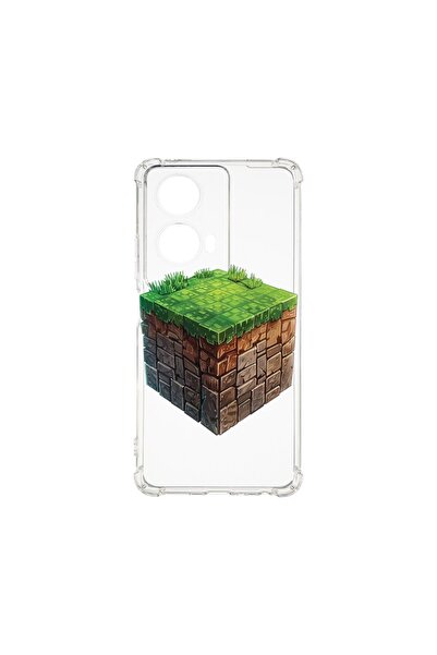 bestcase Husa pentru Motorola Moto G35, BestCase¬Æ Anti Shock 1.5MM, Minecraf...