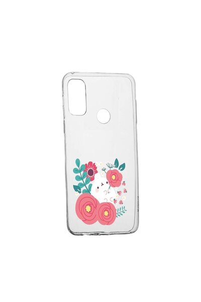bestcase Husa Rabbit in flowers, pentru Huawei P Smart (2020), rezistenta la ...