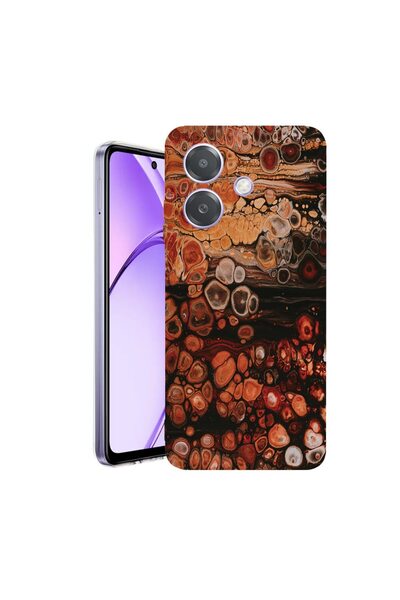 bestcase Husa pentru OPPO A40 / A40M, BestCase¬Æ Clear Silicon 2MM, Wood Patt...