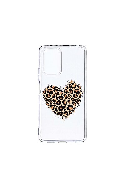 bestcase ¬Æ Husa Clear Silicon 2MM, Compatibila Cu Motorola Moto G85, Leopard...