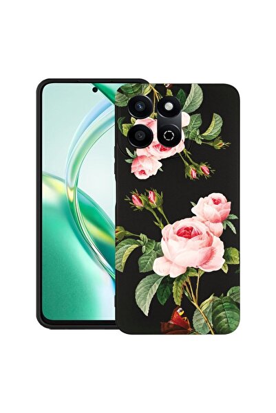 bestcase ¬Æ Husa pentru Honor 200 Smart, Slim Silicon, Rose, Protectie camera...