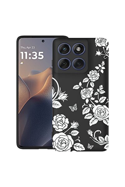 bestcase ¬Æ Husa TPU Ultra Slim Compatibila cu Motorola Moto G86 Power, Flora...